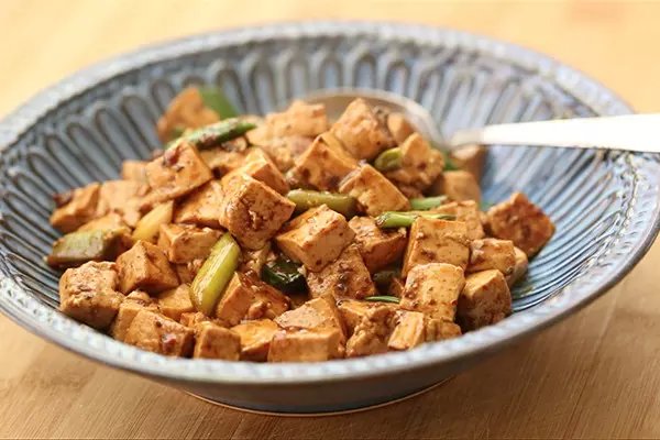 香辣酱汁烩豆腐