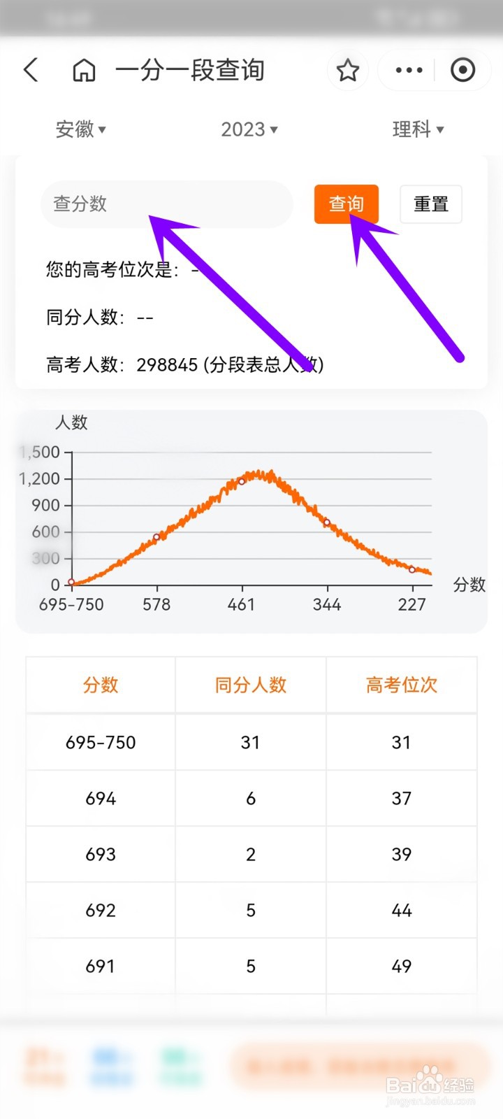 怎么查自己在全省的位次排名
