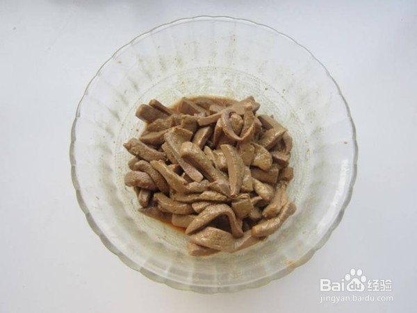 蒜薹炒猪肝的做法