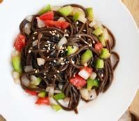 三蔬蕨根粉的做法