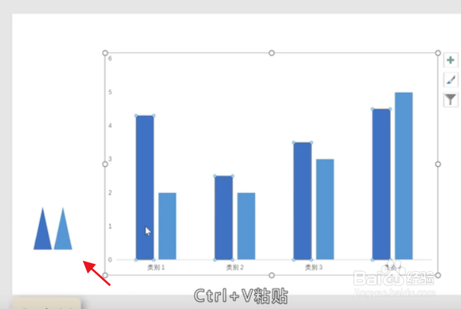 如何将PPT里的图表形状改变