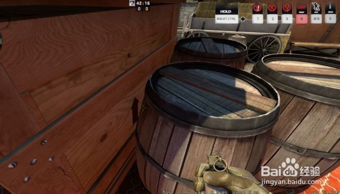 csgo炼狱小镇大坑看A1单向烟怎么扔？