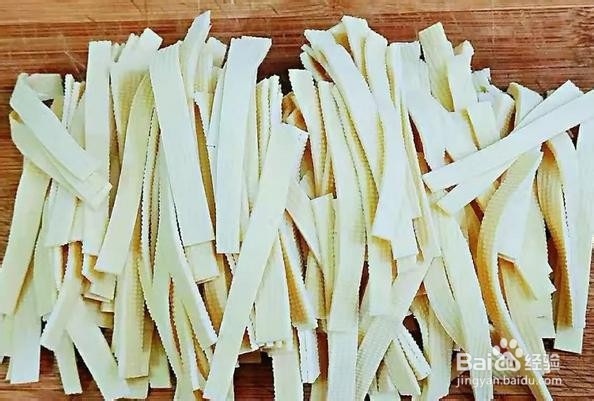 千张肉丝的做法