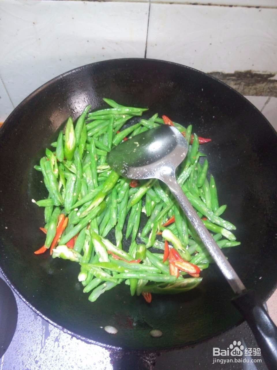 家常简便四季豆炒肉