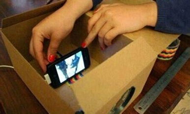 如何用手机制作放映机