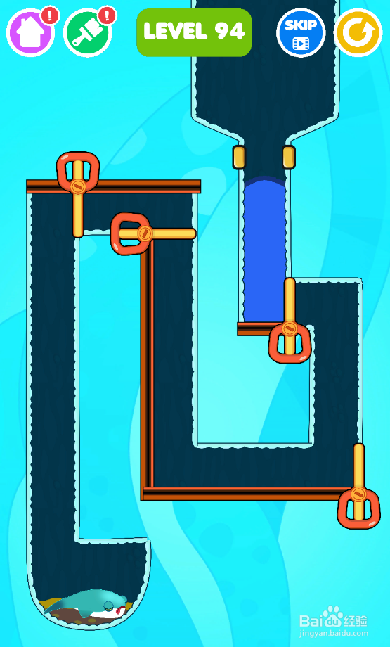 Save The Fish的LEVEL 94如何过关？