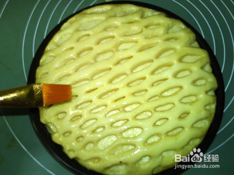 网纹猕猴桃果酱面包的步骤