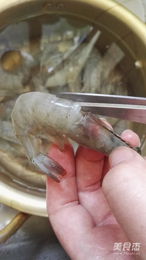 咖喱白虾的做法