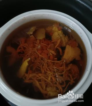 虫草炖土鸡汤怎么做