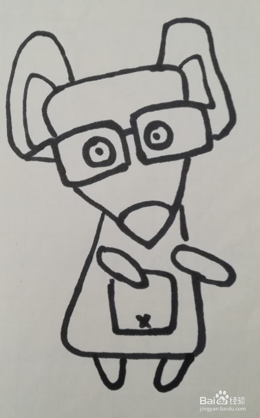 儿童简笔画 小老鼠的画法 小老鼠的简笔画