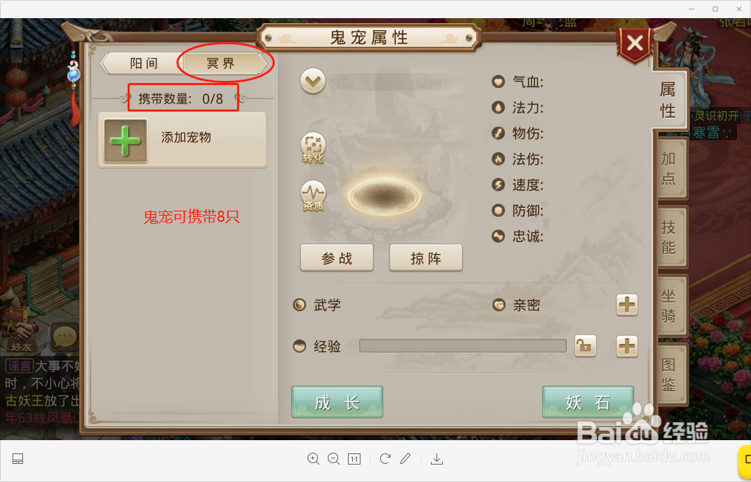 问道手游宠物宝宝太多怎么办格子不够哪里可存放