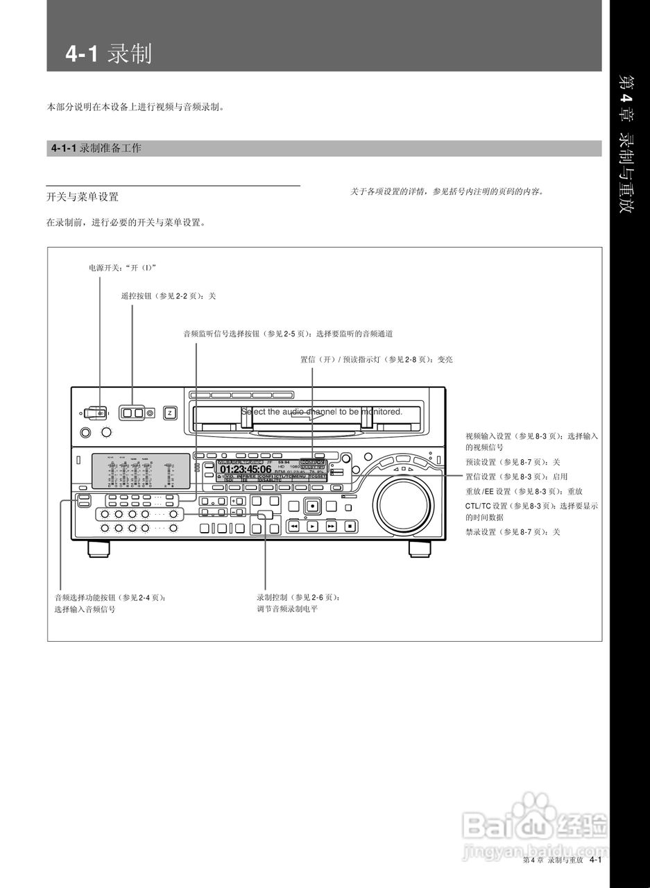 索尼HDW-M2000数字摄录一体机使用说明书:[5]