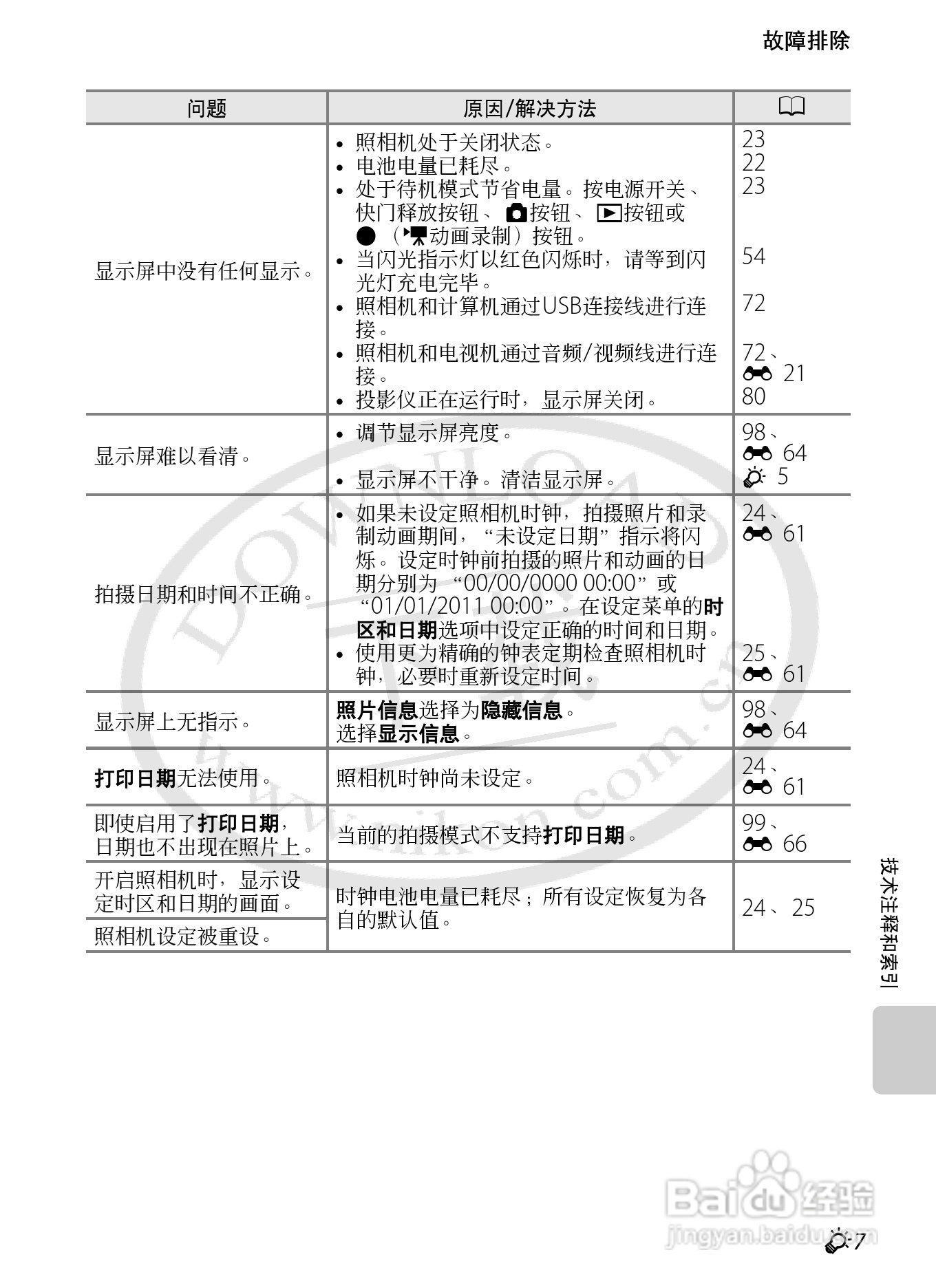 尼康COOLPIX S1200pj数码相机使用说明书:[13]