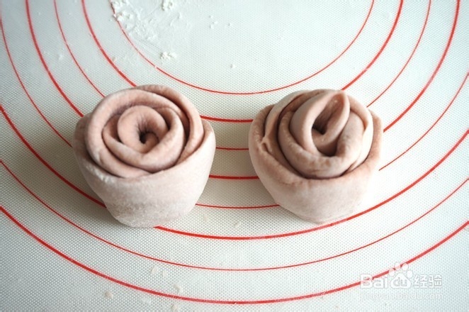 玫瑰花馒头的做法