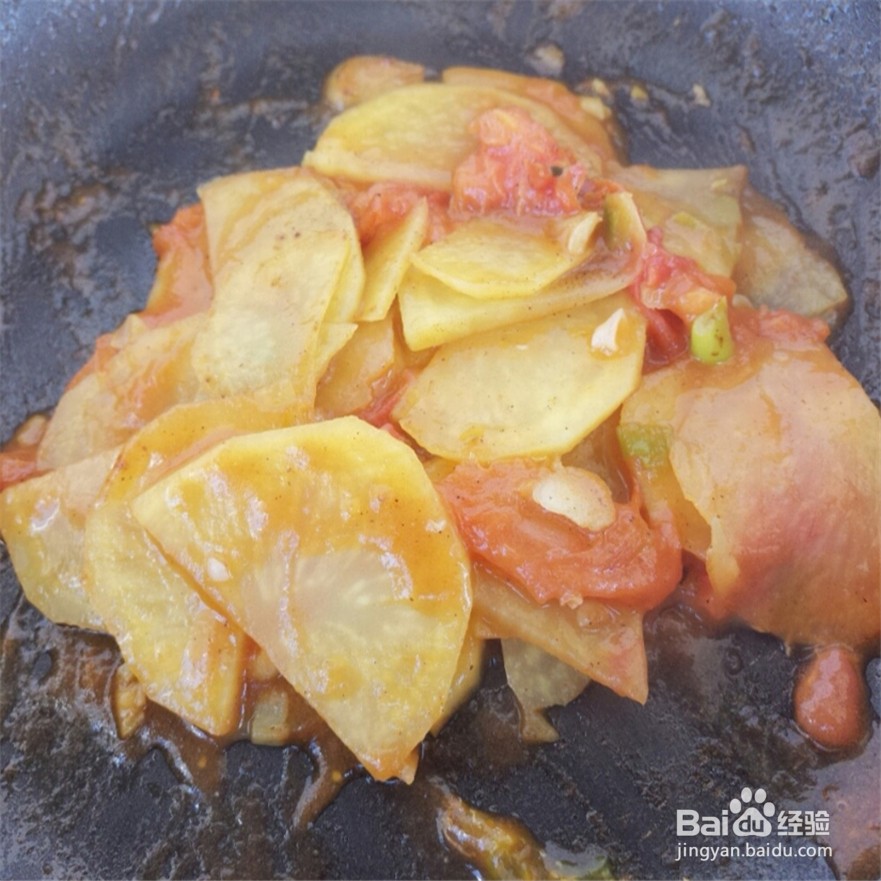 超级下饭—番茄土豆片