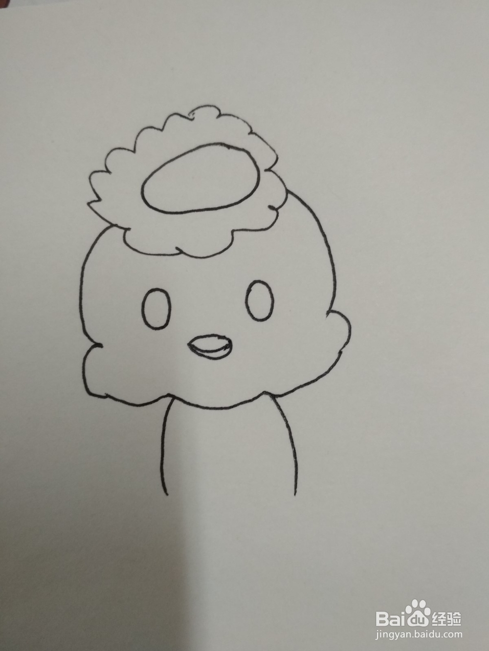怎样画简笔河童