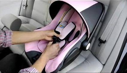 提篮式安全座椅怎么安装