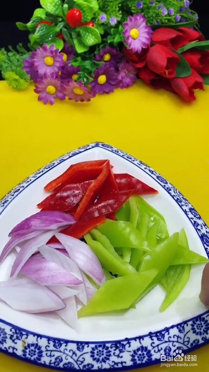 教你做土豆片烧杏鲍菇?