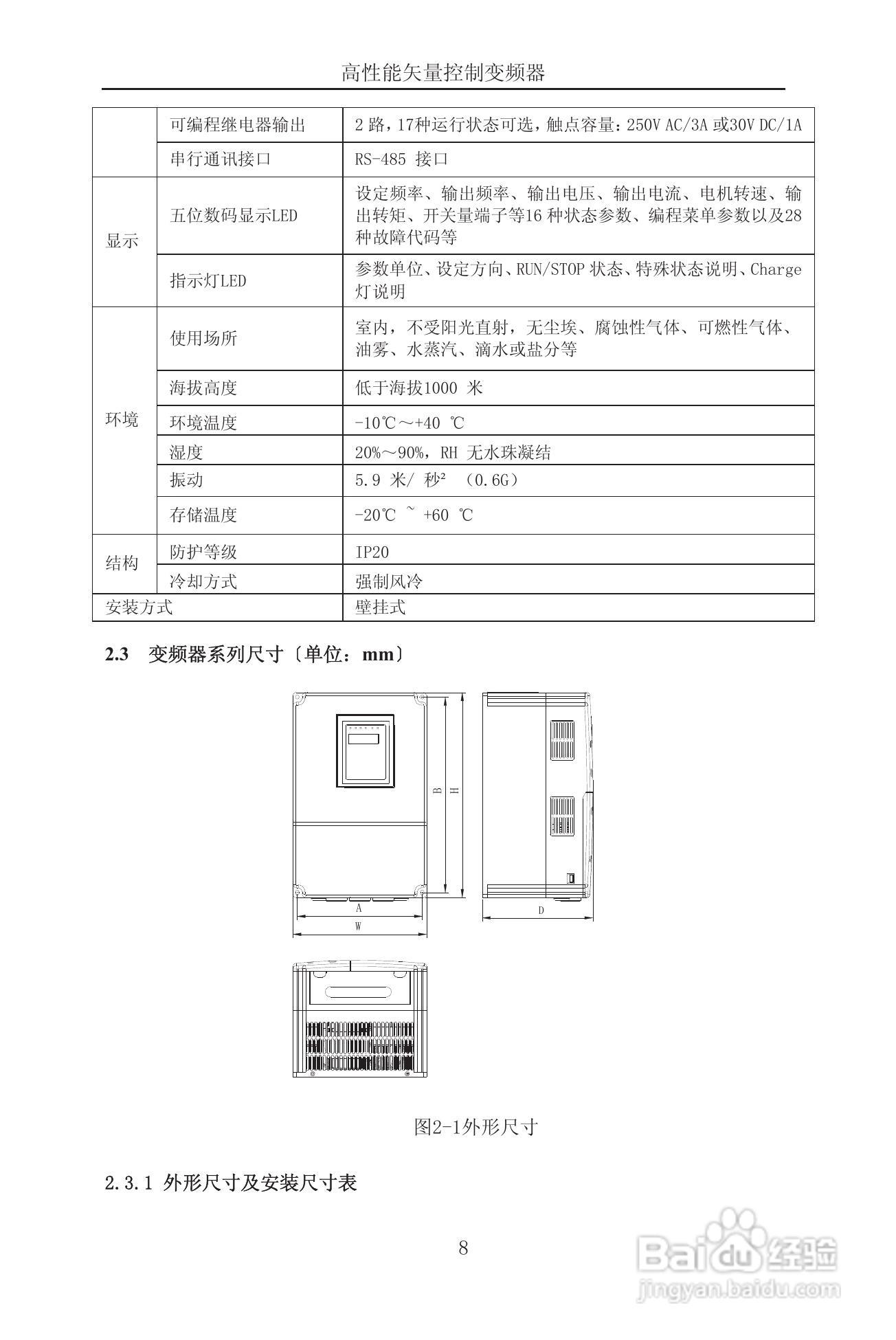 森岛SD900-4T6300矢量控制变频器使用说明书:[2]