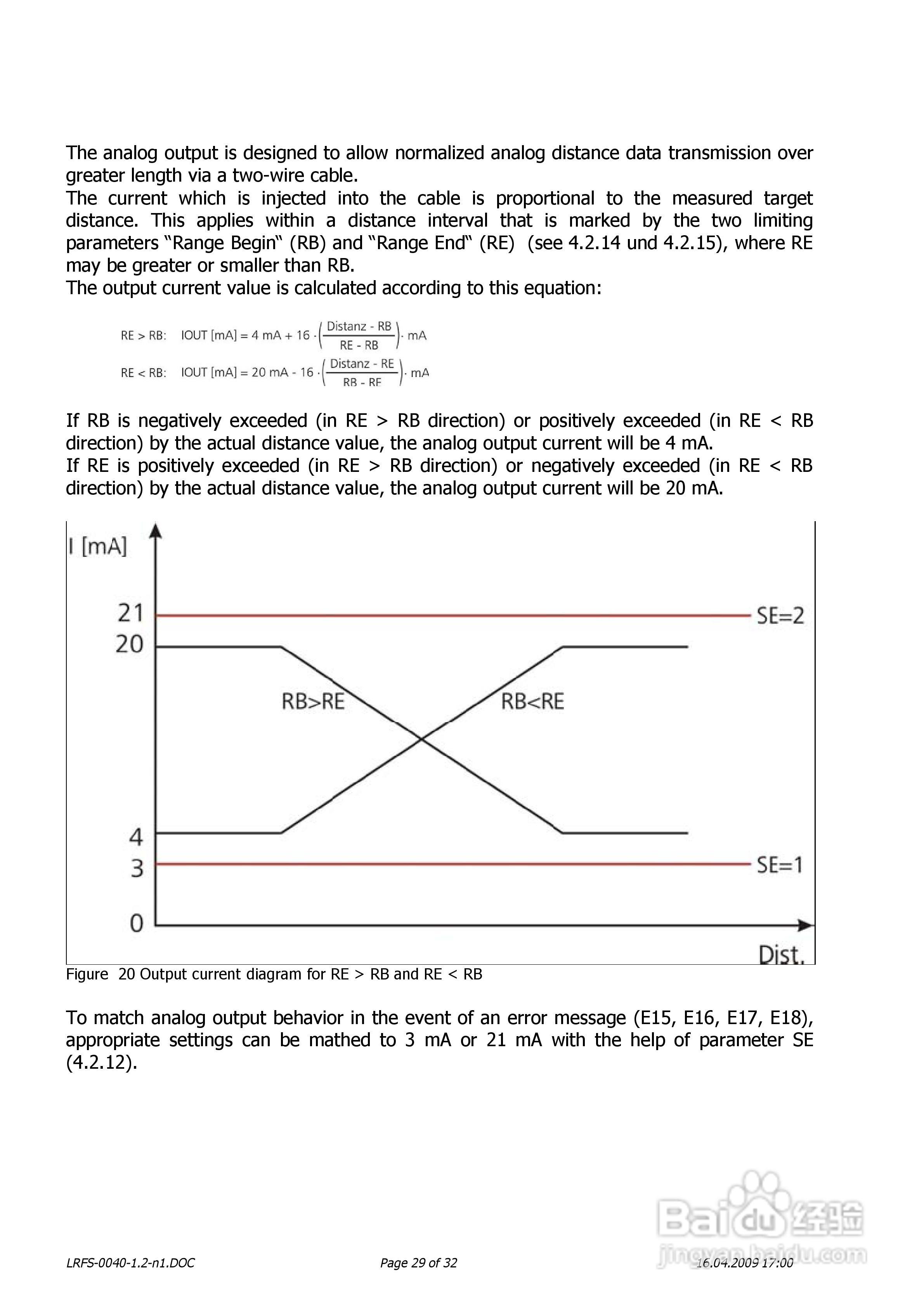 德国LRFS-0040系列激光测距传感器操作说明书:[3]