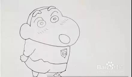 蜡笔小新简笔画教程