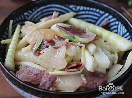 火腿焖笋的食用做法