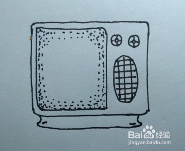 <b>简笔画：电视机</b>