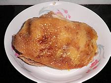 【2011菜展】年菜之五脆皮清香的-----香油白斩大公鸡