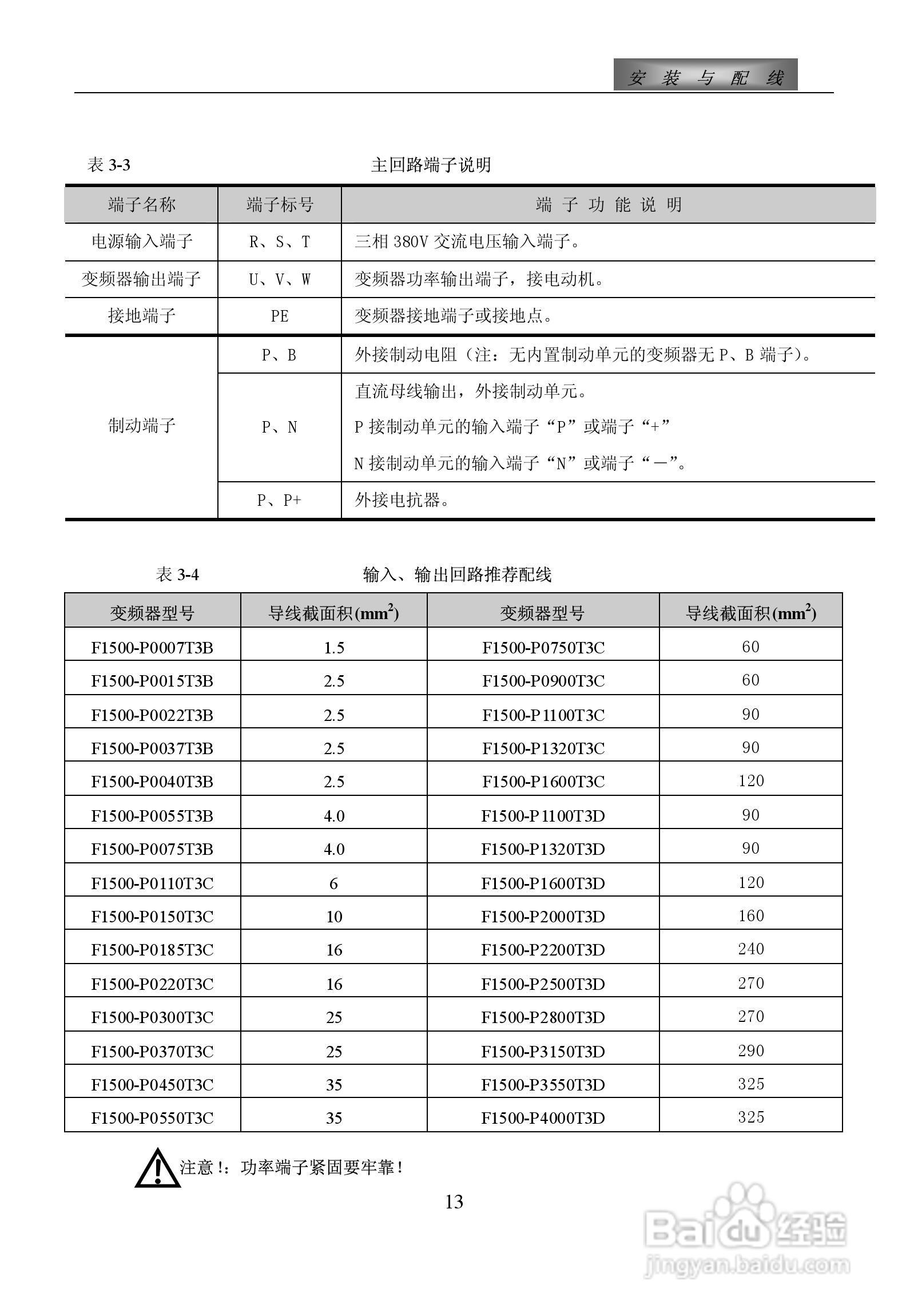 惠丰F1500-P4000T3D变频器使用说明书:[2]
