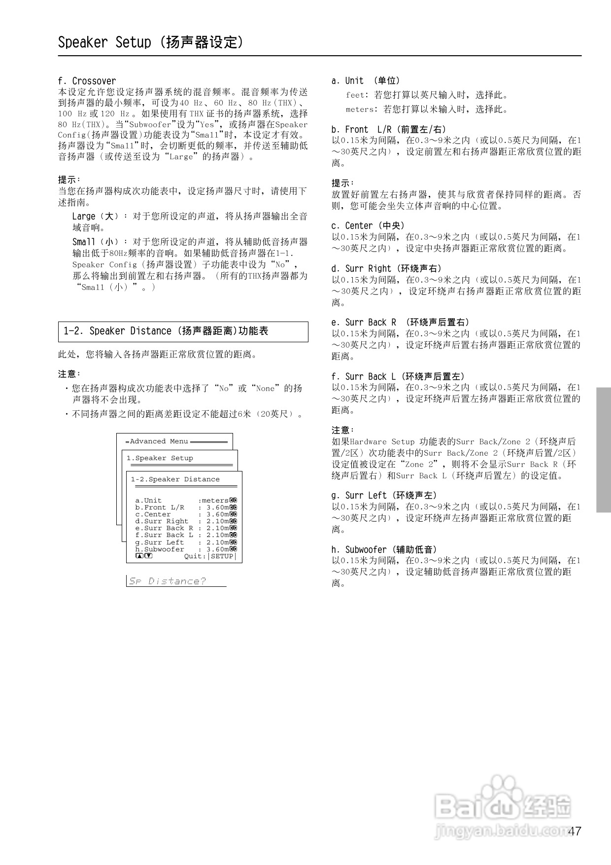 安桥AV接收机TX-NR900型使用说明书:[3]