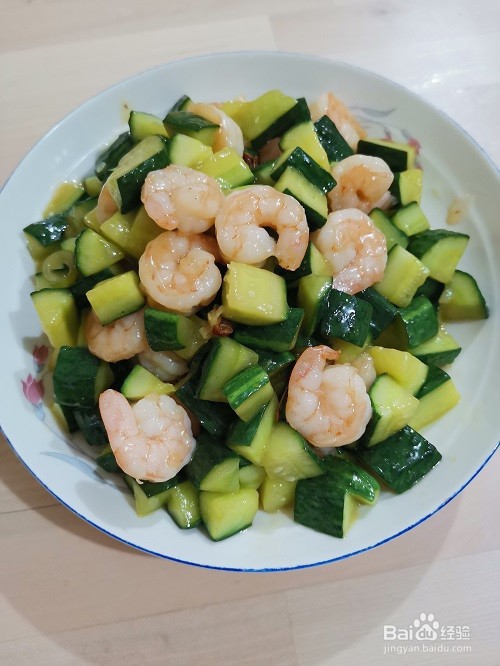 黄瓜炒虾仁的做法