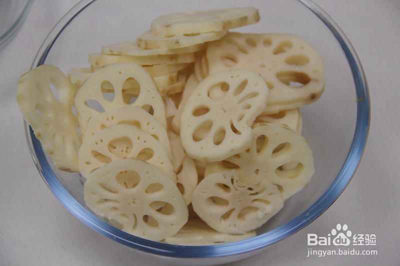 香喷喷的藕盒的做法