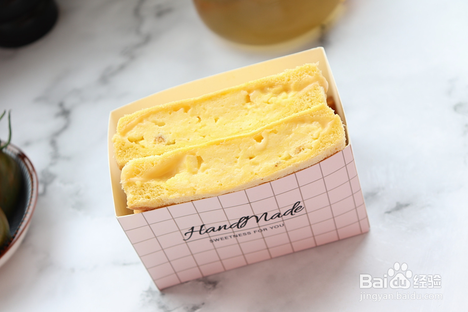 滑蛋芝士三明治的做法