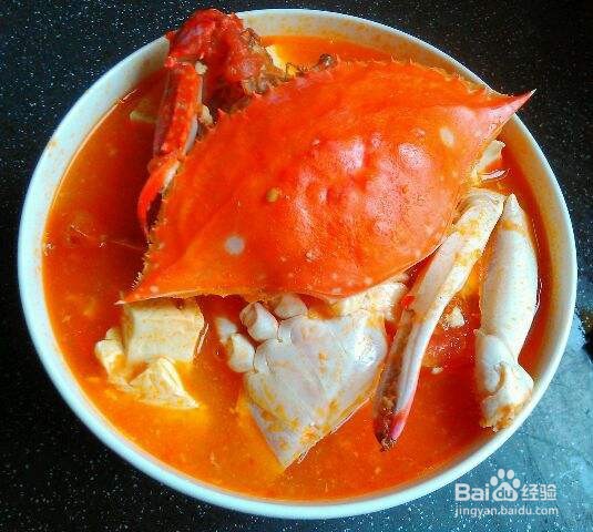 白蟹豆腐煲的做法