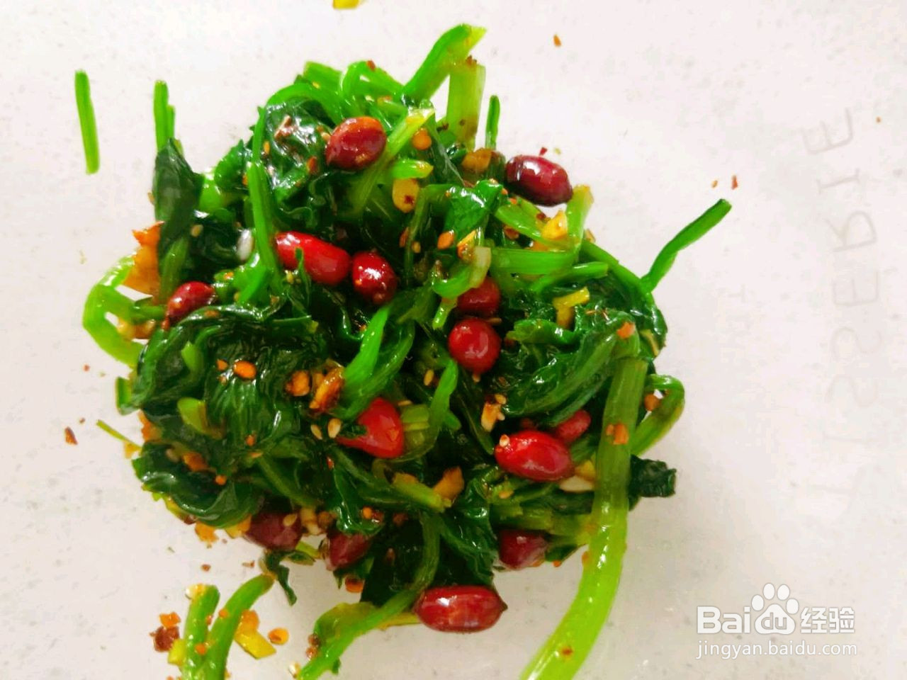 果仁菠菜的做法