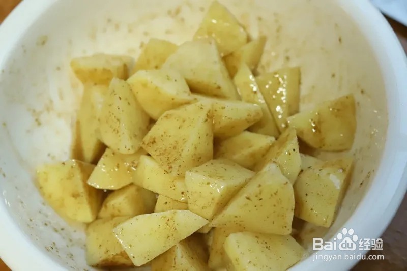 【食谱】空气炸土豆，1包料轻松搞定