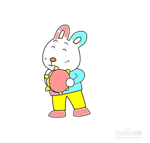 如何画卡通兔子的简笔画？