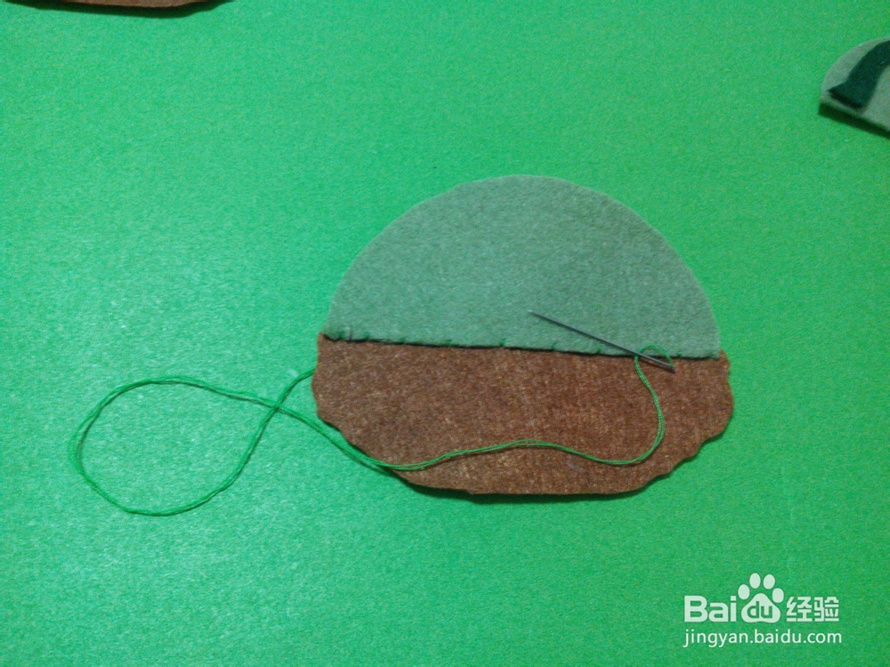 不织布西瓜小人钥匙包