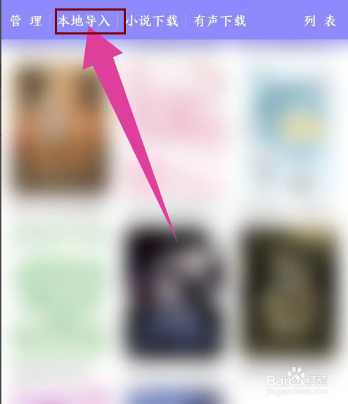 《手机写小说》怎么导入本地书籍