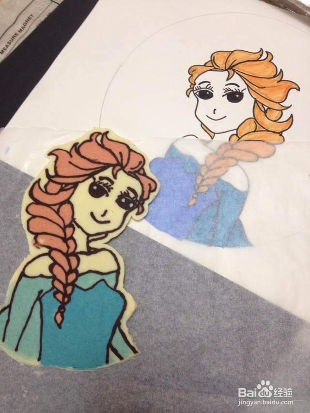 爱莎公主生日蛋糕的做法