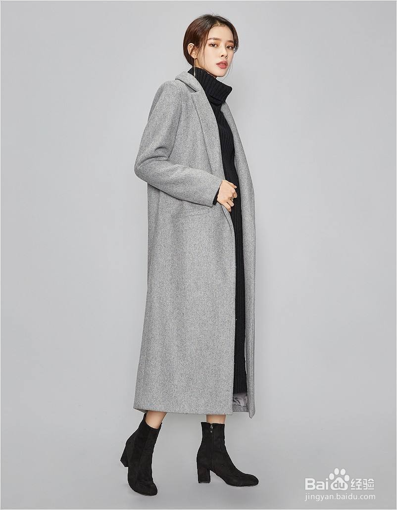长款大衣如何穿搭出冷艳的效果