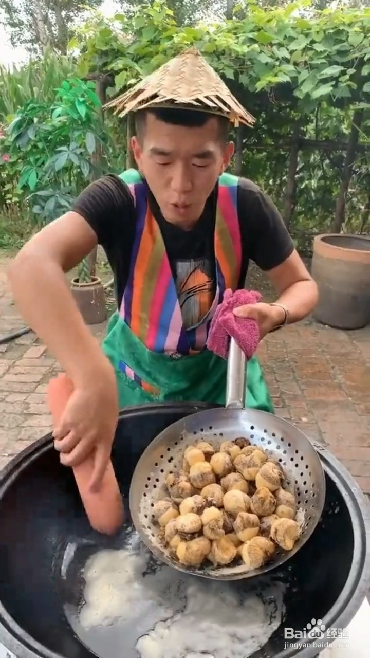 孜然“活珠子”的做法