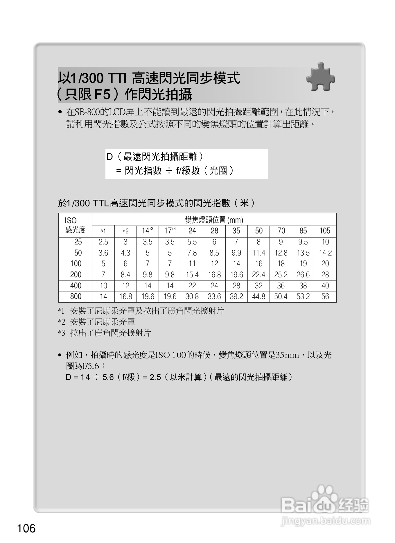Nikon SB800自动对焦闪光灯使用说明书:[12]