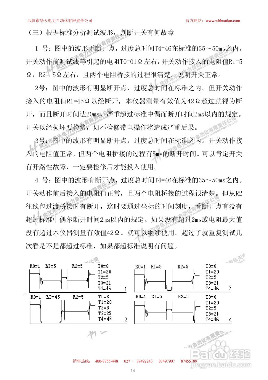 HTBYC-2000变压器有载开关测试仪使用说明书