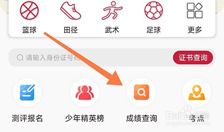 MEDO体育怎么查询成绩