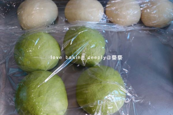 抹茶双色香芋吐司