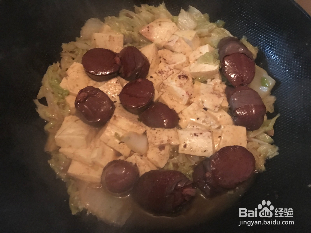 豆腐烧白菜的家常做法