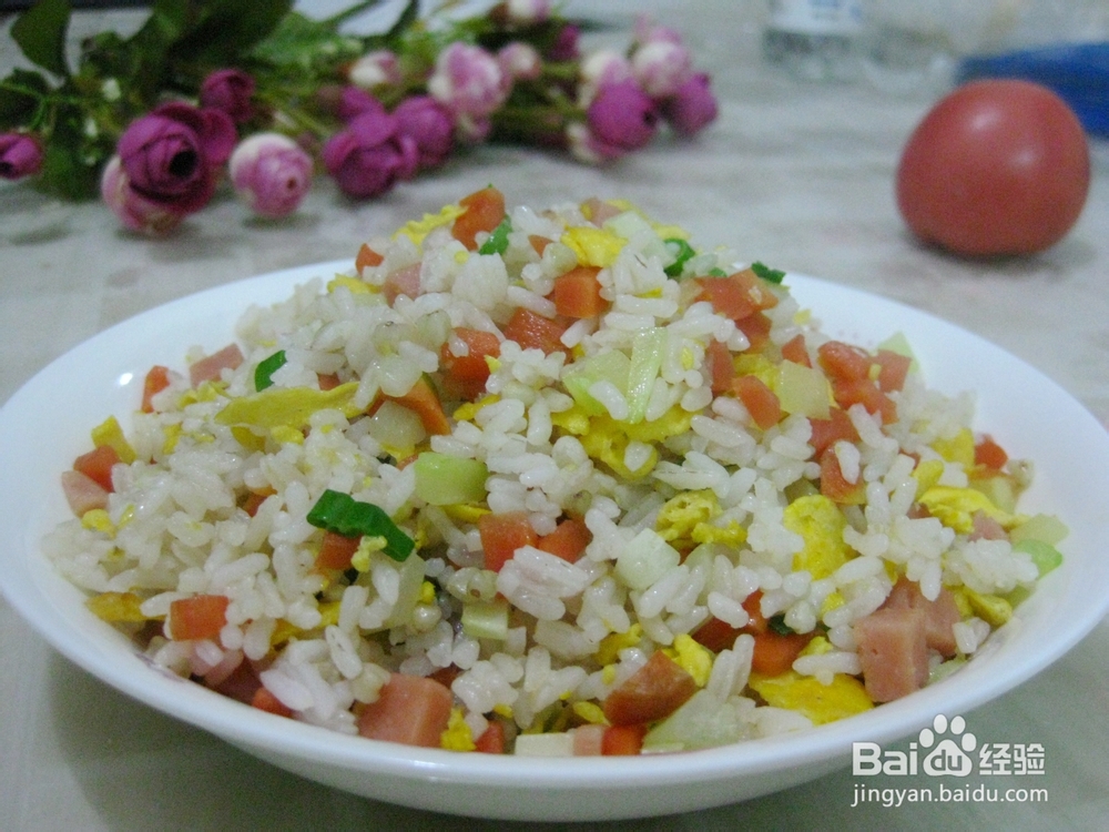 简单易学杂蔬蛋炒饭