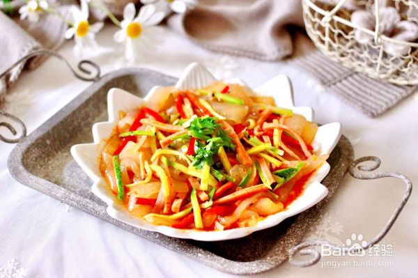 拉皮凉拌三丝#资深营养师#