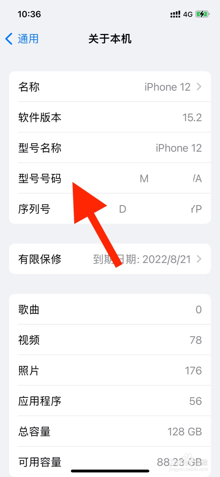 苹果手机在哪里看型号